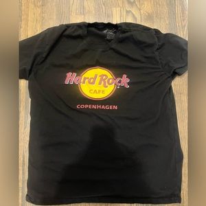 Hard Rock Cafe Copenhagen Classic Black T Shirt XL